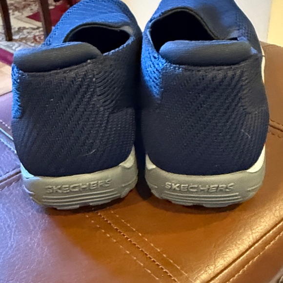 Skechers Dark Blue Relaxed Fit Slip-Ons - Picture 4 of 7